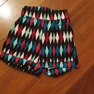 Pinup girl clothing Laura Byrnes Harelquin short